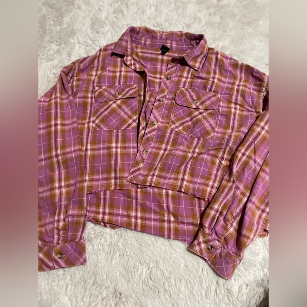 Wild fable oversized flannel button up